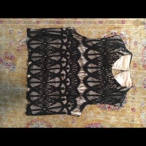 Lace crop top